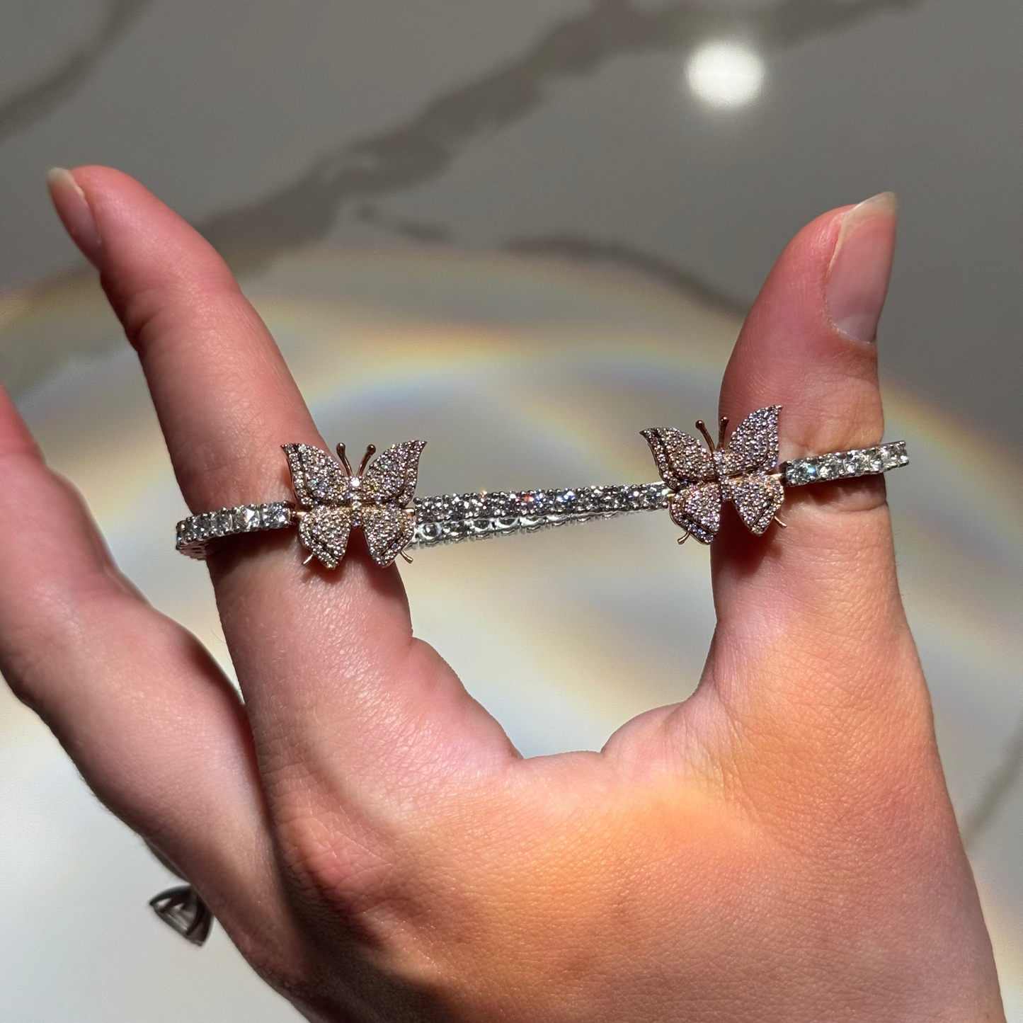 Butterfly Tennis Bracelet