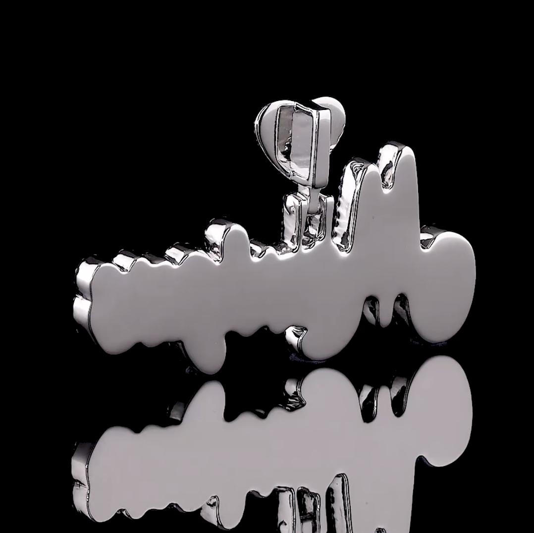 2inch Custom Name Pendant + 4mm Tennis Set