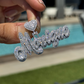2inch Custom Name Pendant + 4mm Tennis Set