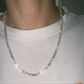 5mm Moissanite Tennis Necklace