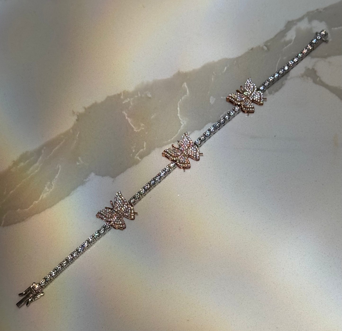 Butterfly Tennis Bracelet